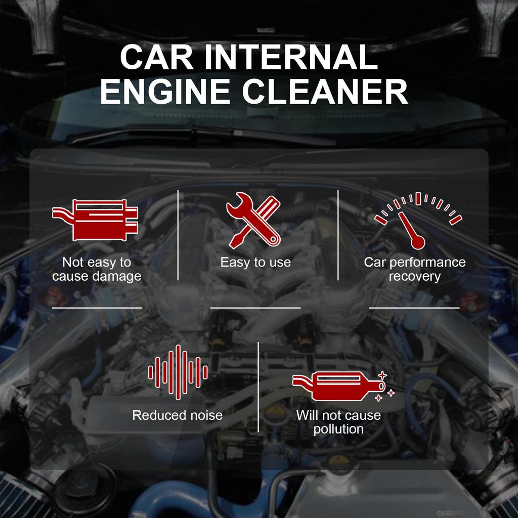 Homonth Car Engine Cleaner Powerful Engine Bay Degreaser & Mud Remover No-Disassembly Cleaning Solution 300ml with Free Sponge