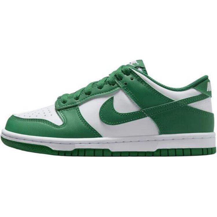 

Nike Dunk Low Grade School Lifestyle Skateboarding Shoes White Malachite FB9109-114 35.5