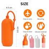 INOVERA (LABEL) 8 Pieces Travel Bottle Covers - Leak Proof Bottles Sleeves - Reusable Elastic Cover for Toiletry, Shampoo & Lotion Containers (Mult