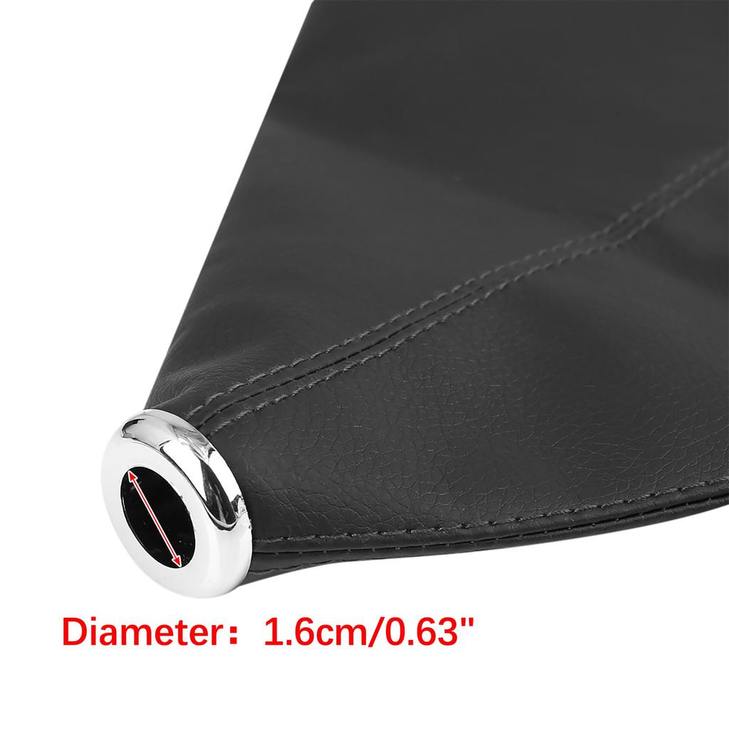 uxcell Universal PVC Faux Leather Shift Knob Cover Gear Shifter Knob Cover Dust Boot Cover for Car
