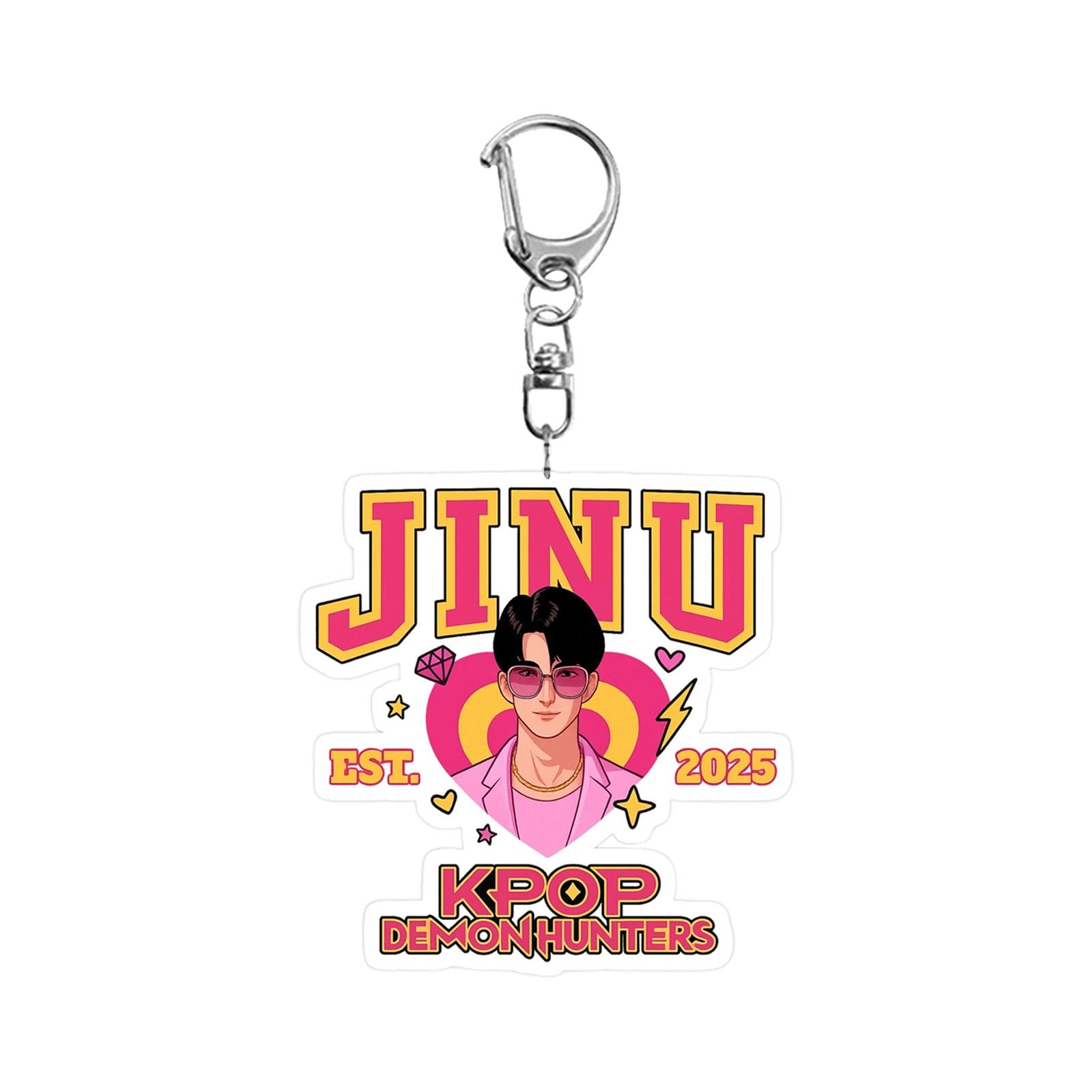 

2D Плоский, Акриловый Мультяшный Брелок, Можно Повесить на Рюкзаки, Наплечные Сумки, Ключи, Милый Брелок, Украшение для Одежды. One Size