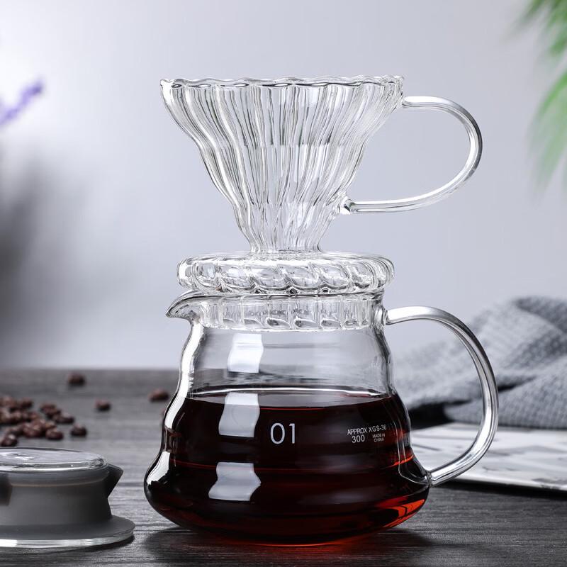 TLXT Glass Coffee Maker Set