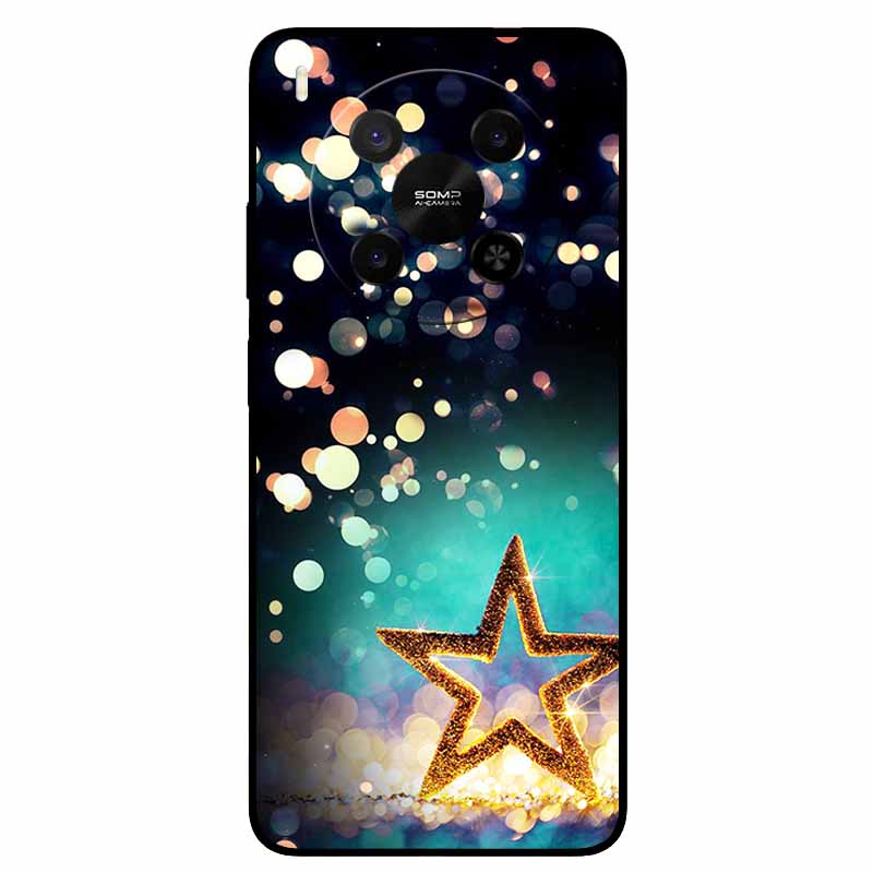 For ZTE Blade V70 Max Case Lion Cat Black Soft Silicone Fashion Phone Cases For Nubia V70 Max Protective TPU Coque Blade V70 Max