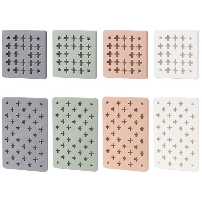 Tool Release Assembly Plastic Grid Board Space Saving Vertical Organizers For Kitchen Bathroom Decors