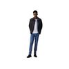 Casual Lightweight Quilted Loose Long Sleeve Jacket Men Jackets Black J30J325587-BEH