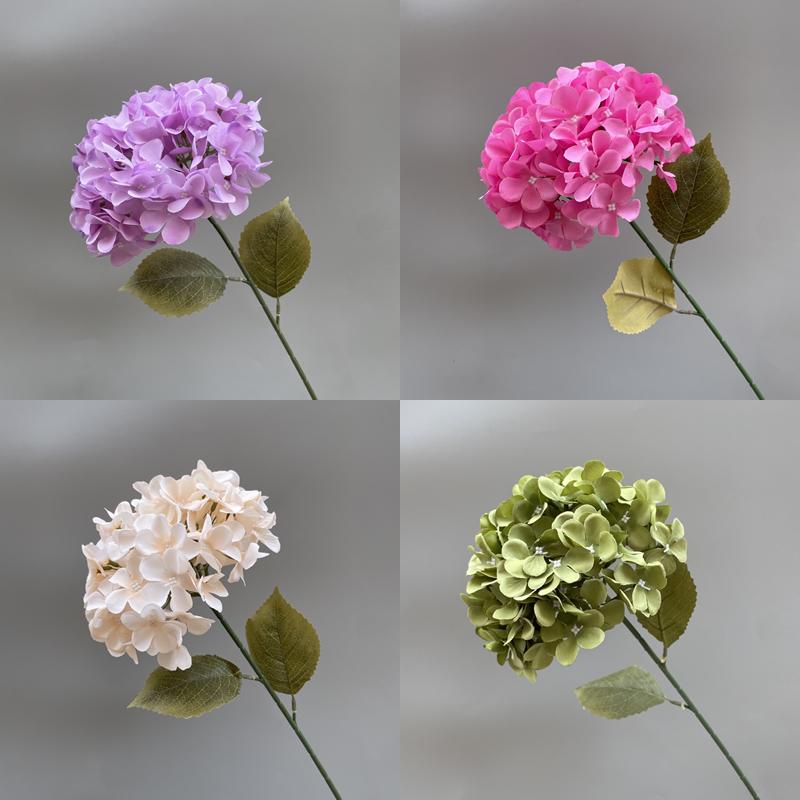 Large Silk Hydrangea Snowball Wedding Decoration Flower Arrangement