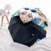 1pc Jujutsu Kaisen Satoru Gojo Inspired Umbrella Auto Open Close Folding Design, 8-Bone Iron Frame Outdoor Umbrella, Festival Gift for Fans, Travelers