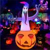 Pumpkin Ghost/Bat/ Tumbler Halloween Standing Inflatable Built In LED Lights for Garden Yard Lawn Holiday Family Party Props