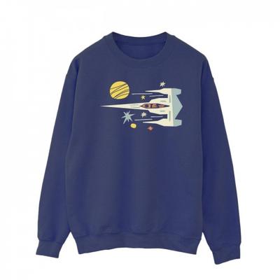 Erkek Mandalorian Kesik Gemi Sweatshirt