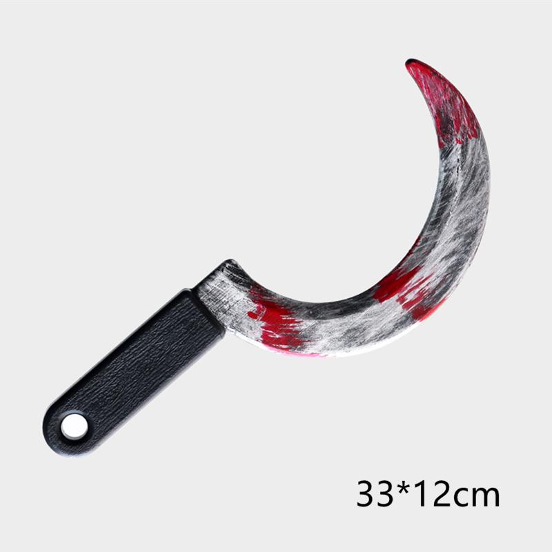 Halloween Bloody Knife Prop - Realistic Fake Plastic Knife For Horror Costumes, Scary Party Accessories & Haunted House Decor