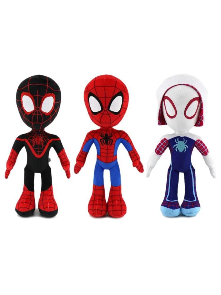 **Spot Anime Avengers Spiderman Plush Toys Into The Spider-Versegwen Peter Parker Noir Dollssoft Stuffed