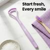 2OOLS Plastic Tongue Cleaner, Fights Bad Breath & Oral Health Care Improved Taste Sense, For Adult & Children Flexible Handle Easy To Use (Pack O
