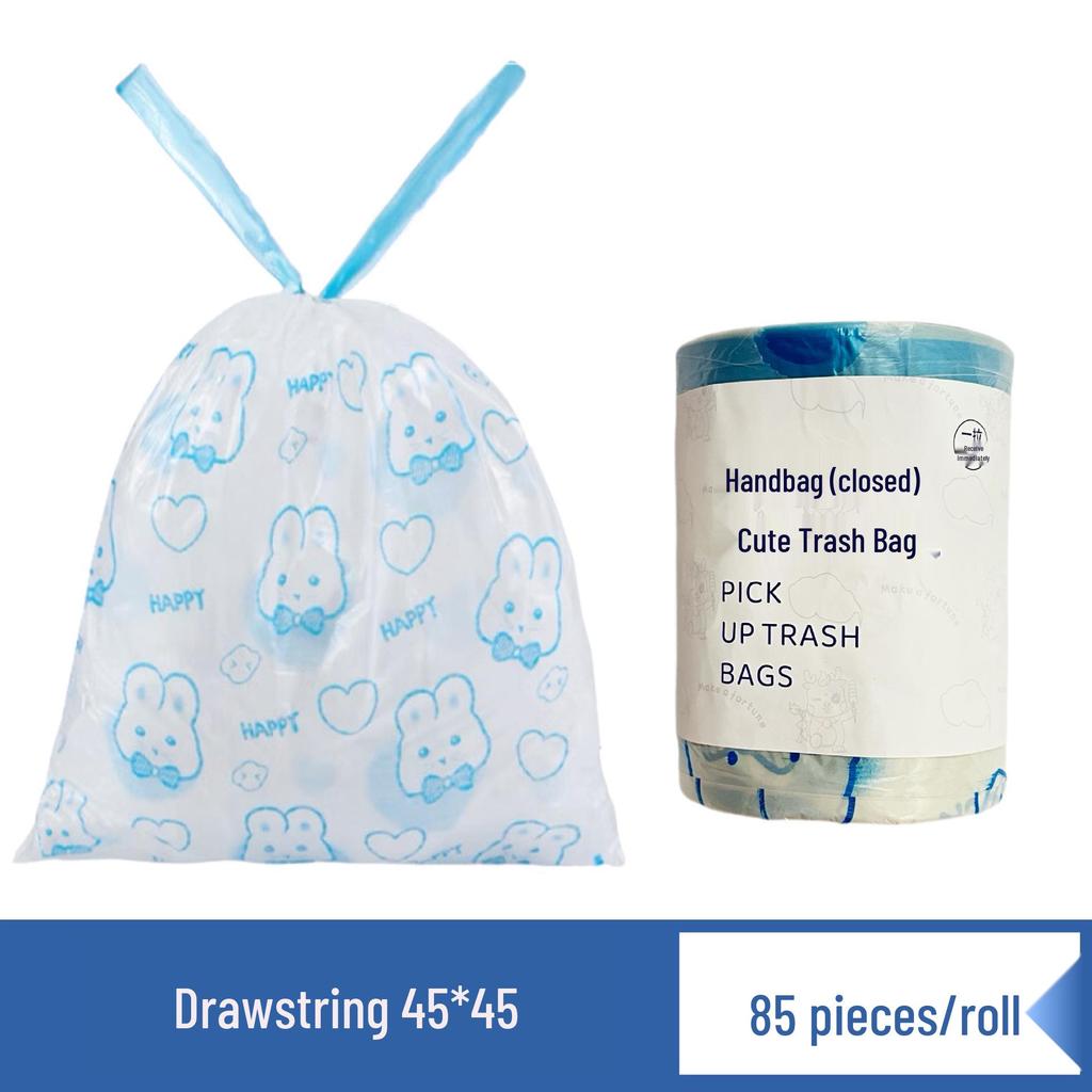 Large Drawstring Trash Bags - Thick, Durable, Kitchen & Home Use