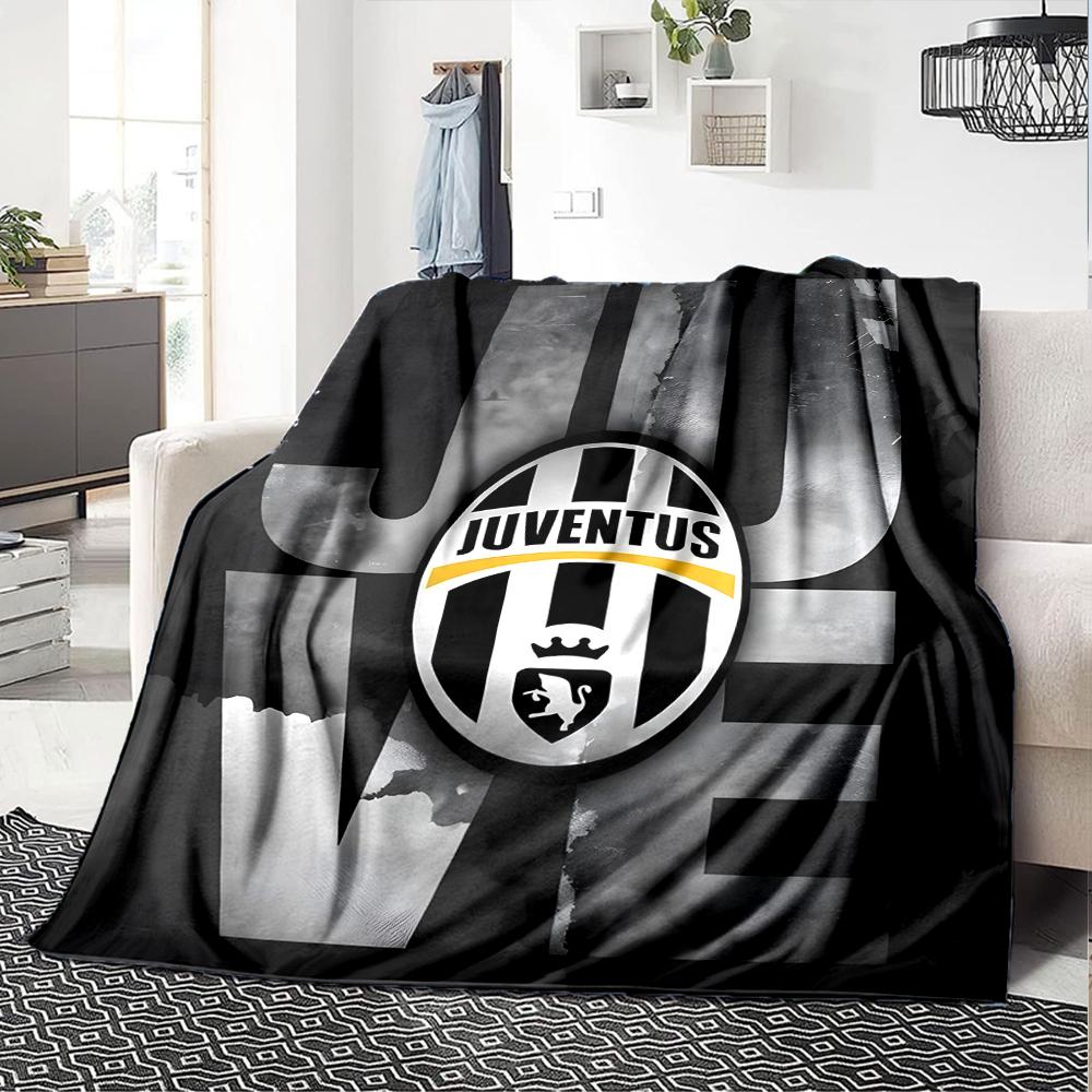 1pc Juventus Blanket, Gift, for Men and Women, Soft Blanket, Good for Sofa Bed Couch Travel, Lightweight Flannel Blanket