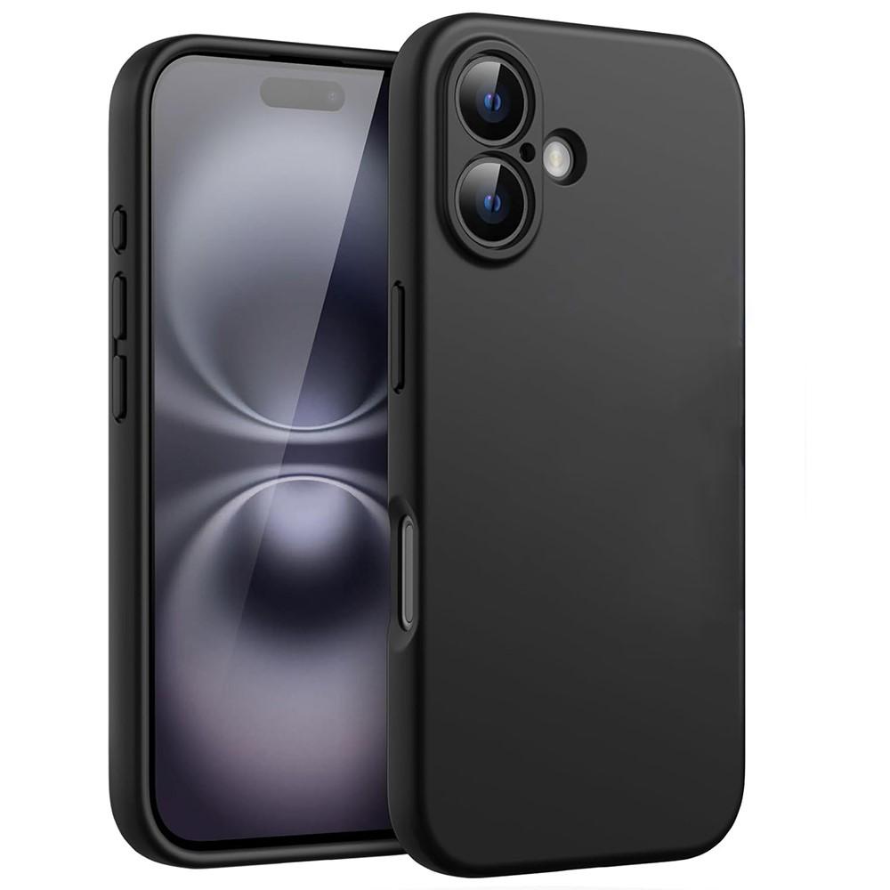 Luxury Silicone Matte Phone Case For iphone 16 17 Pro Max 16 15 14 13 mini 12 11 Pro X Xr XS Max 7 8 Plus SE 16E 17 Air Cover