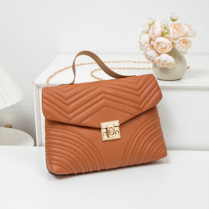 Women's One Shoulder Fashi Retro Small Square Bag Crossbody Handbags Minimalist Style Women's Chain Bag Suitable for Travel-ll