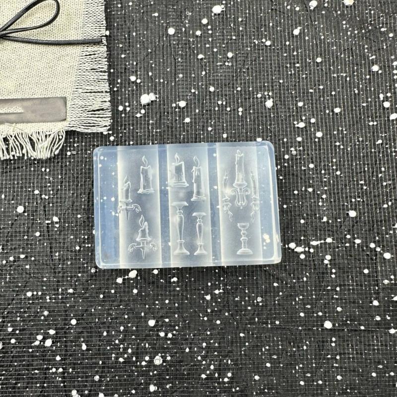 3D Floral Silicone Mold For Nail Art And Jewelry Crafting Reusable Elastic Carving Tool With Candle Vase Designs