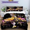 3pcs Anime Cartoon Design Comforter Set with One Quilt Cover and Two Pillowcases (No Core) - Festive Gift for Bedroom and Guest Room Decoration, Polye