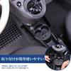 Hcilloend Compatible with New Fiat 500 Storage Box Center Storage Box Center Cup Holder Storage Box Cup Holder Storage Box Storage Bag Made of ABS