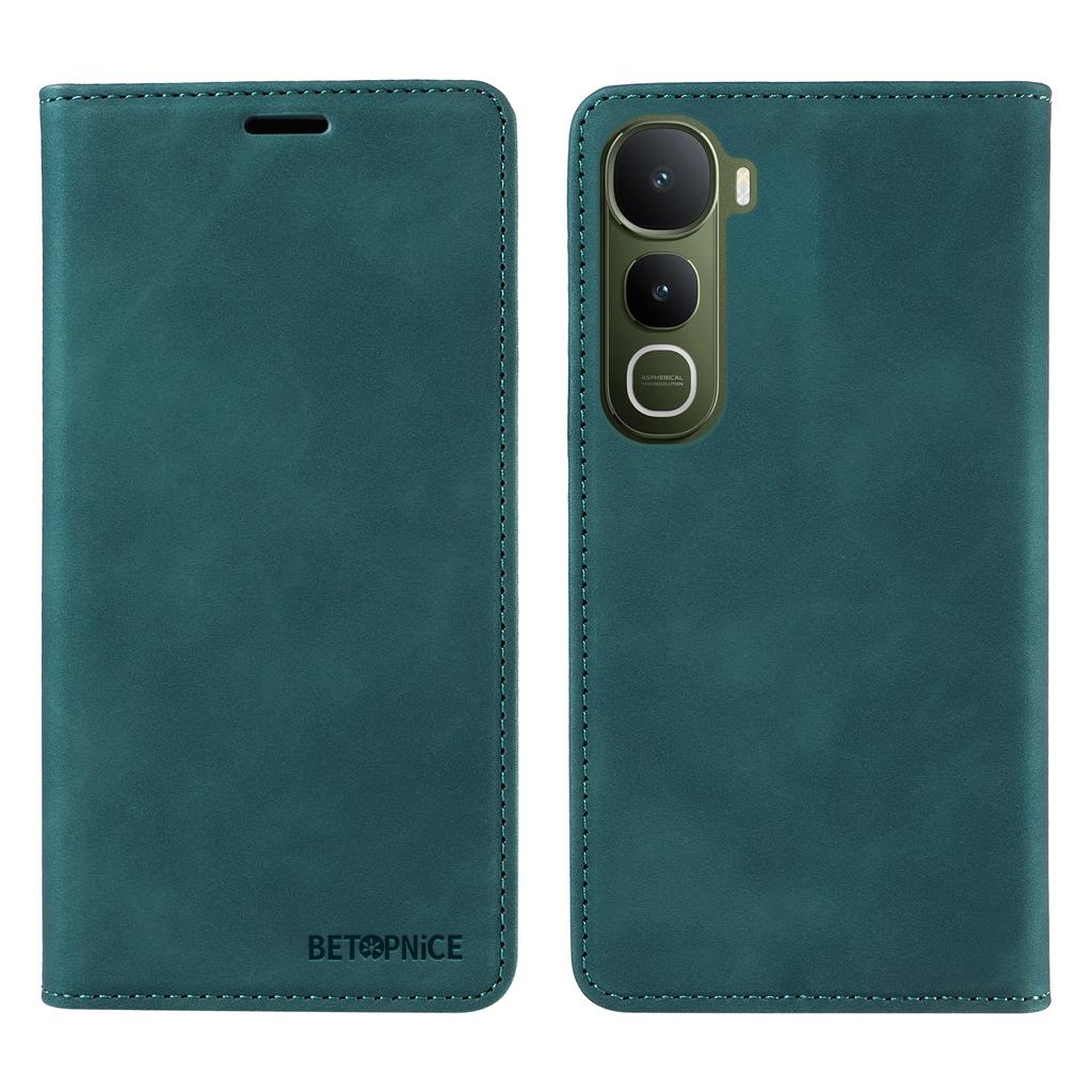 For vivo Y400 5G Case BETOPNICE Magnetic Closure RFID Blocking Wallet Stand Leather Phone Cover