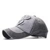 New Cow Head Washed Baseball Cap European and American New Retro Adult Men and Women Duck Tongue Sun Hat