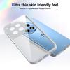 Oneplus 12R CPH2609 CPH2611 Case Air Cushion Shockproof Silicone Bumper Clear Matte Back Cover Hard Phone Case for Oneplus12R 5G