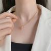 Titanium Steel Clavicle Necklace Non-Fading Pendant Clavicle Chain Fashion Necklace  Women