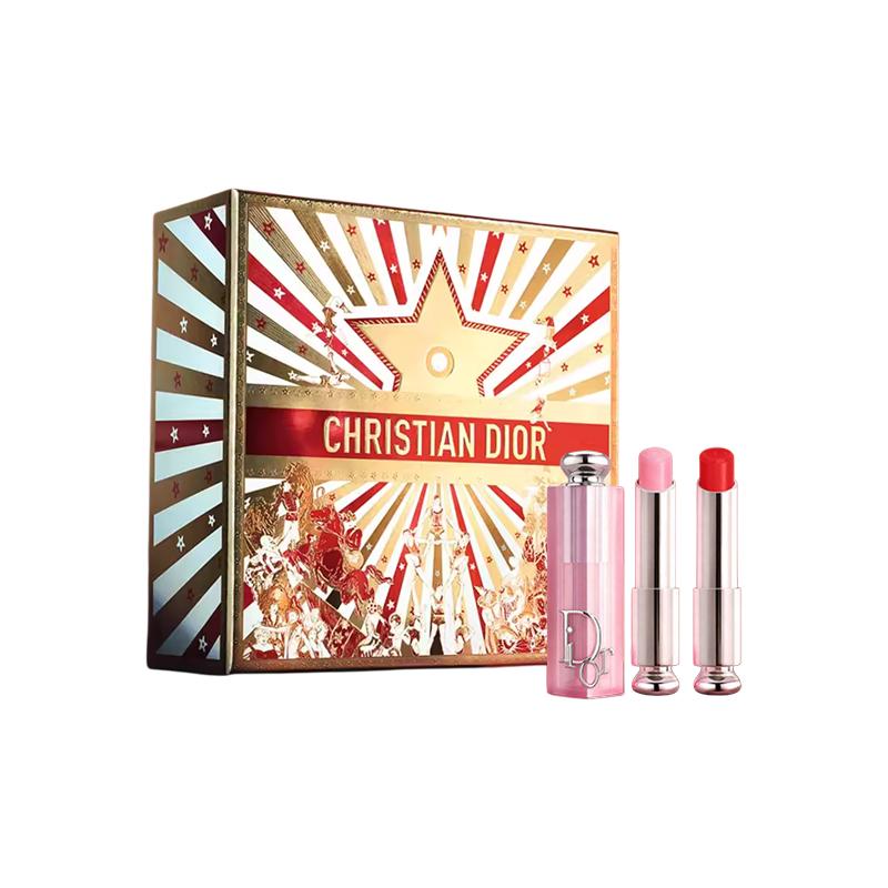 DIOR Accessory Two-piece set: #001 pink lipstick 3.2g + #031 strawberry lipstick 3.2g розовый