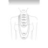 Women's Rhinestone Choker Silver Necklace