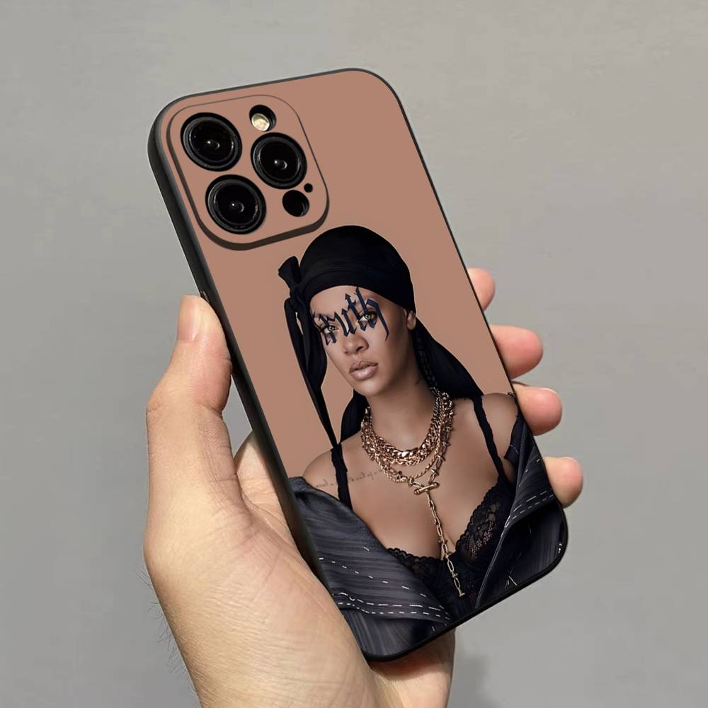 Rihanna Phone Case For IPhone 17 16 14 15 13 12 11 Pro Max Plus Silicone Soft Cover