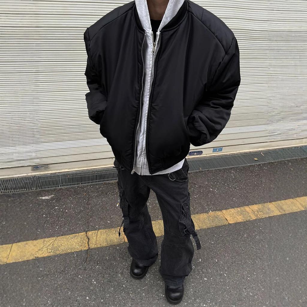New tooling camouflage hooded jacket trendy loose men's top plus fat jacket