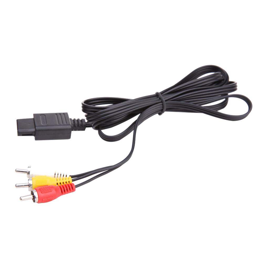 AV Cable Composite Video Cord AV Cable To RCA Audio Video AV Cable Cord Audio TV Video Cord for Nintendo 64 GameCube SNES SFC