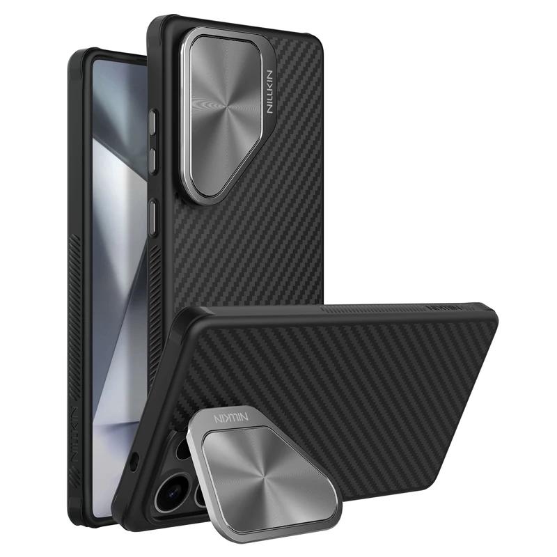 

Чехол Magsafe из арамидного волокна для Samsung Galaxy S25 Ultra с подставкой, противоударный для Samsung S25 Ultra, магнитные чехлы For Samsung S25Ultra