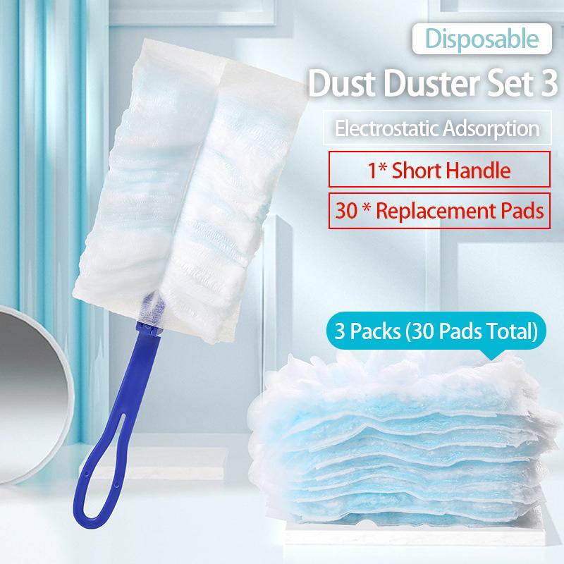 Disposable Duster Refills 10/40pcs Replacement Heads Dust Swiffer Clean for Cleaning Home Blinds Tool Sweeper Dust Hair CCD002