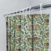 Wildlife Shower Curtain Animal Print Green Leaves Tiger Leopard Print Shower Curtains Modern Home Decor Waterproof Bathroom Acce