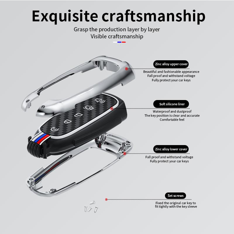 Car Remote Control Key Case Cover Shell Fob Holder for Ford Focus C-Max Explorer Escape Kuga Taurus C Max Keychain Accessories