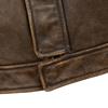 Vintage Genuine Leather Jacket Men Cowhide Yellow Brown Natural Cow Leather Jackets Man Leather Coat Autumn Clothing
