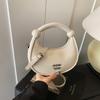 Pu Letter Decor Chic Small Duffle Shape Shoulder Bag Casual Daywear Bags Travel