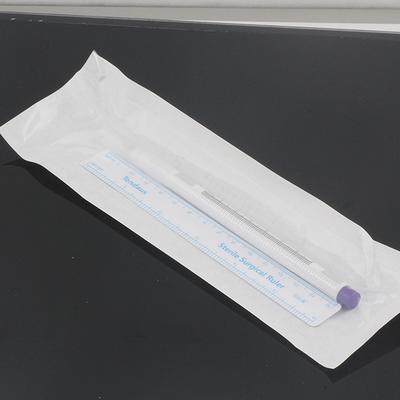 1Pc Eyebrow Tattoo Skin Marker Pen With Ruler Permanent Makeup White Medical Sterile Surgical Microblading Supplies