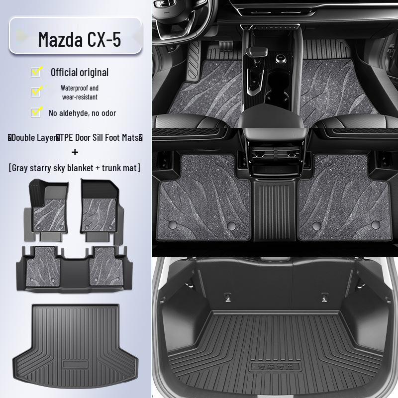 2025 Mazda CX-5 TPE Full Coverage Floor Mats & Interior Accessories