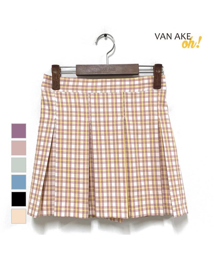 VANAKE Lin'S Check Mini Skirt_Ob15Skme04Z