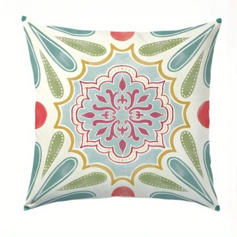 Copricuscini Estivi con Motivo Bohemien ad Acquerello Copricuscini Decorativi Comfort per la Casa Soggiorno Camera da Letto Divano Arredamento per la Casa Arte
