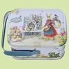 Candy Box Cartoon Rabbit Pattern Good Sealing with Handle Vintage Multi-functional Gift Giving Portable Easter Cookie Gift Tins for Holiday