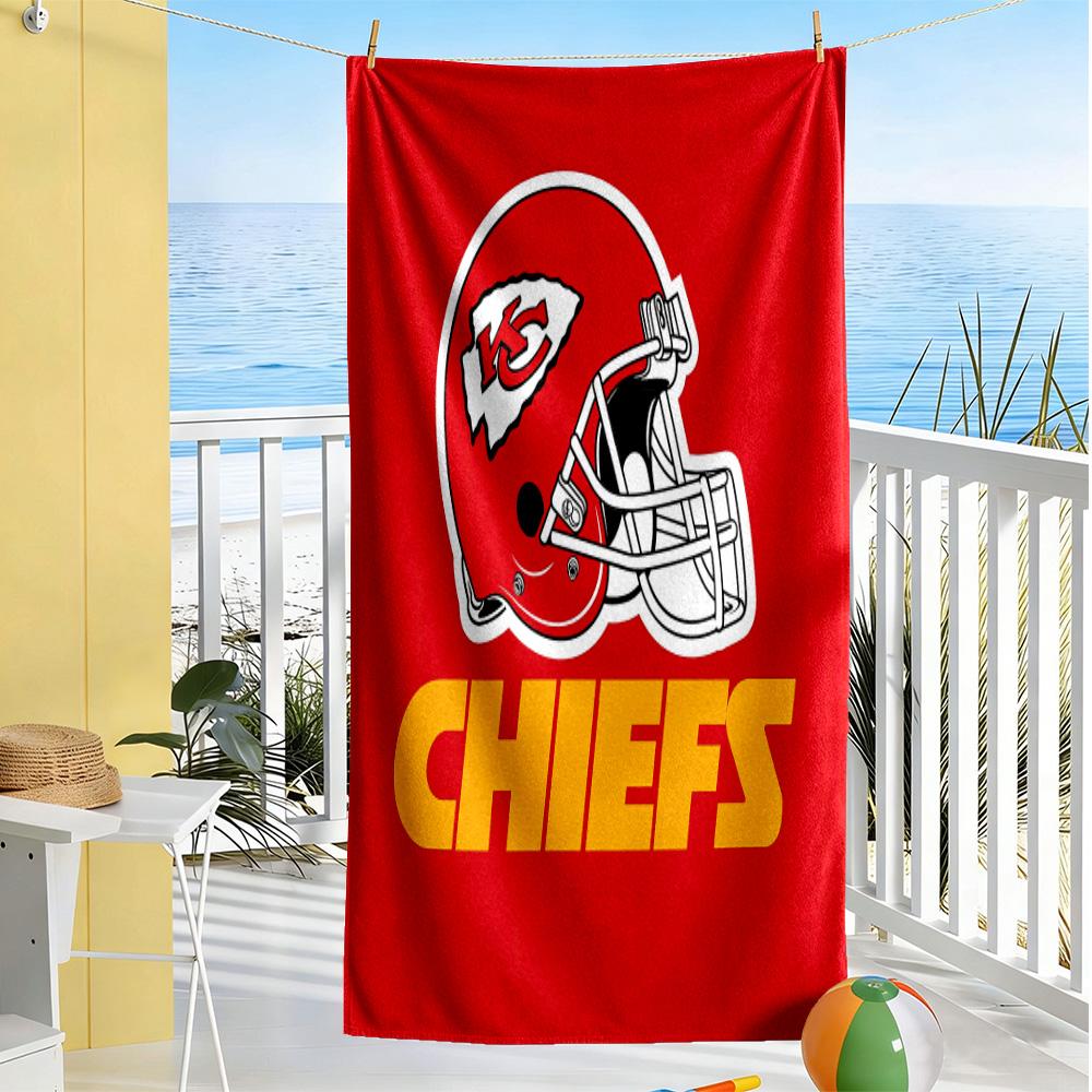 Kc Beach Towel High Absorbency & Quick-Dry Comfortable Lightweight Suitable for Swimming, Gym, Camping, Yoga Vacation