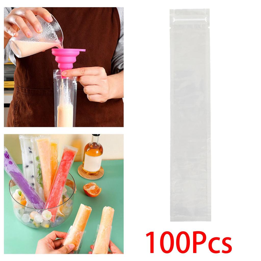 Crushed Popsicle Bag Ice Bag Party Popsicles Bag for Smoothies Juice Snacks