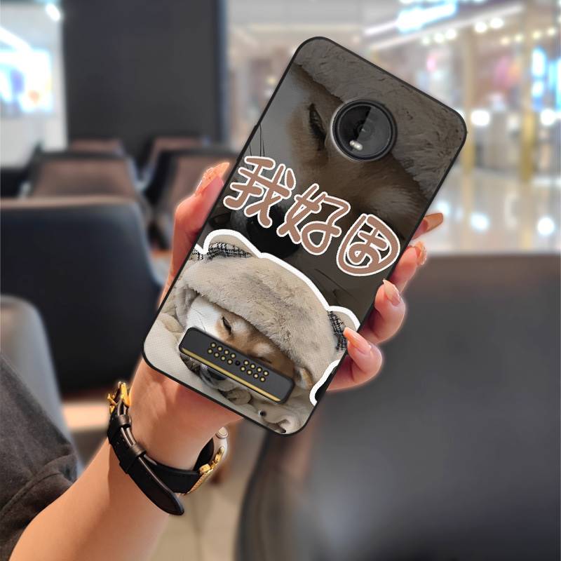 Cartoon Stoßfestes Handyhülle Für MOTO Z4 Play Graffiti Modedesign Wasserdicht Schmutzabweisend Anti-Knock TPU Langlebig