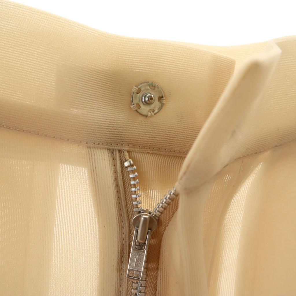 UJOH made in Japan Midi length Asymmetric Frill skirt 2 beige Women Used