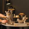 Luxurious Bulldog Key Holder and Storage Tray for Entryway Decor