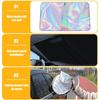 Car Interior Visors Vehicle Sunshade Front Window Windshield Sunshade Sun Visors Foldable Sun Visors for Heat Insulation