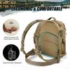 Cross-Border Waterproof Fishing Gear Backpack: Lightweight, Single-Shoulder Bag with Rod Strap & Storage Rack.